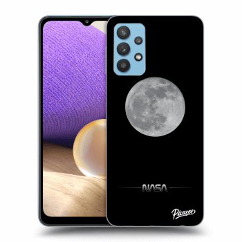 Picasee silikónový čierny obal pre Samsung Galaxy A32 4G SM-A325F - Moon Minimal