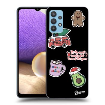 Picasee ULTIMATE CASE pro Samsung Galaxy A32 4G SM-A325F - Christmas Stickers