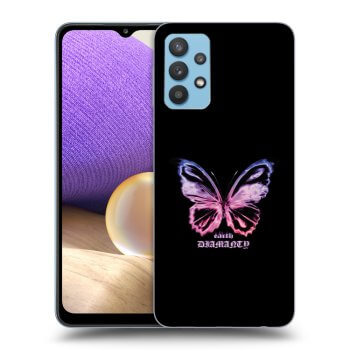 Picasee silikónový čierny obal pre Samsung Galaxy A32 4G SM-A325F - Diamanty Purple