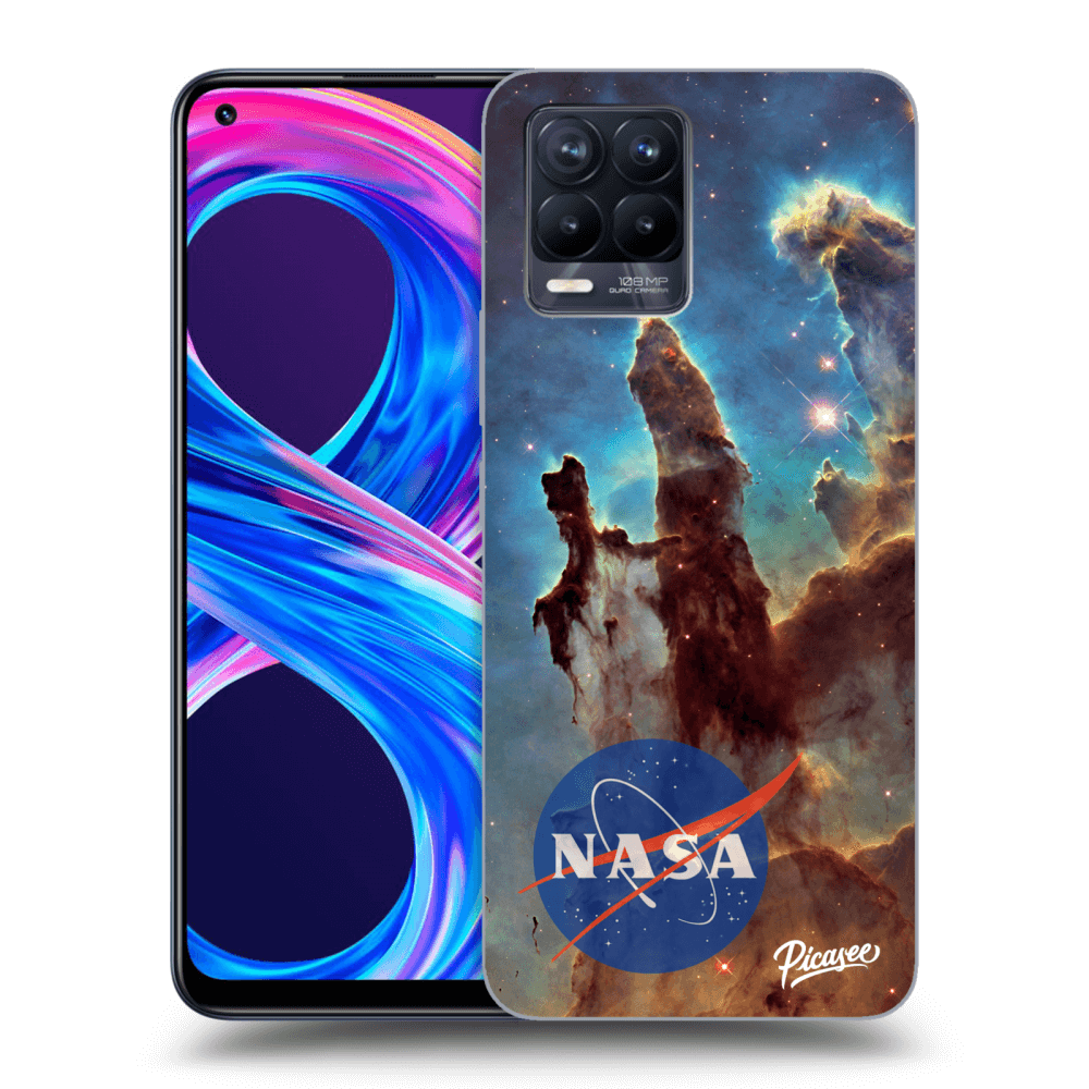 Picasee silikónový prehľadný obal pre Realme 8 Pro - Eagle Nebula