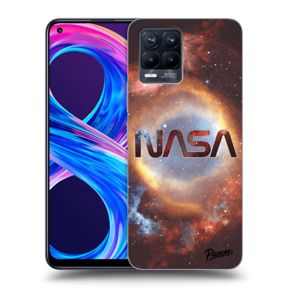 Picasee silikónový prehľadný obal pre Realme 8 Pro - Nebula