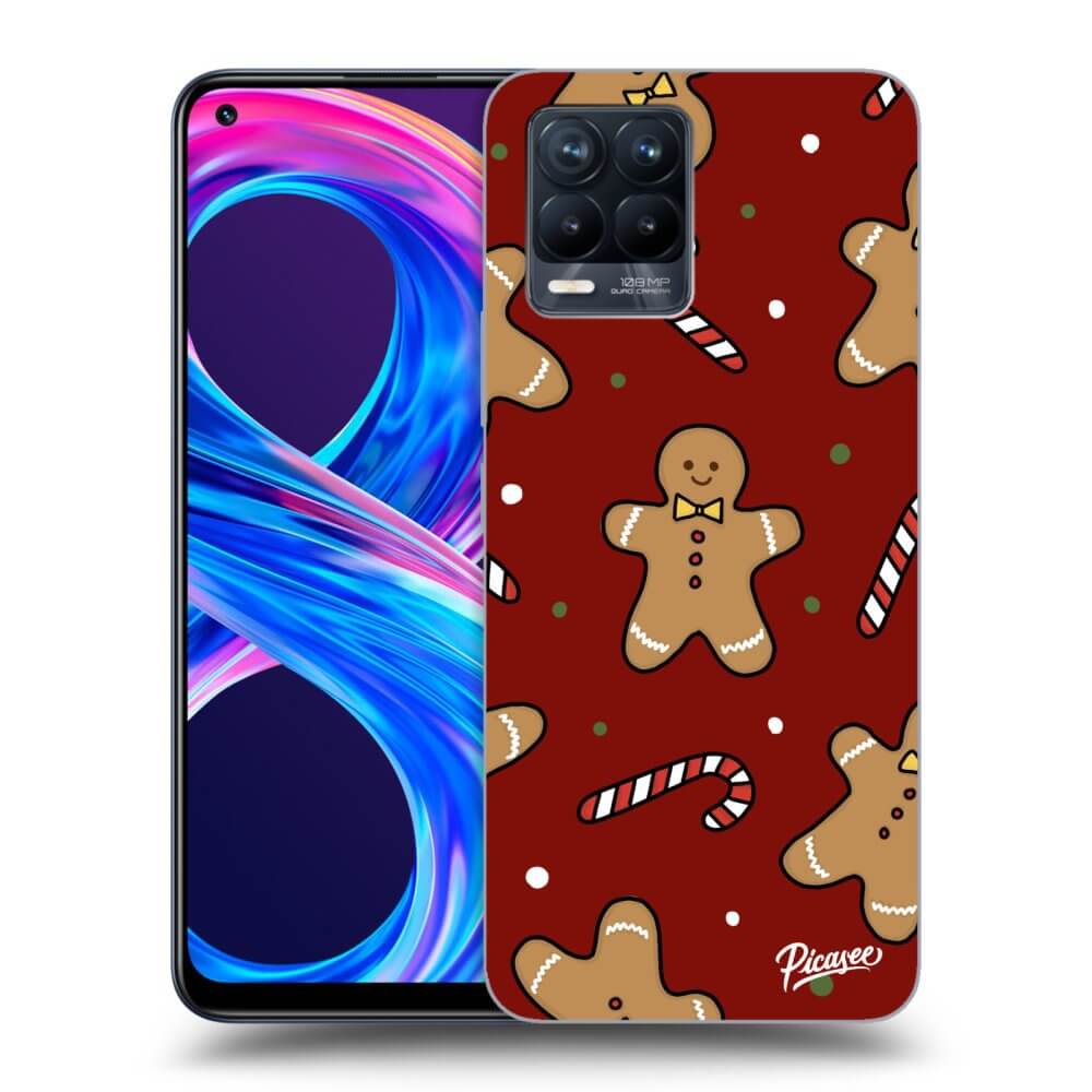 Picasee silikónový prehľadný obal pre Realme 8 Pro - Gingerbread 2