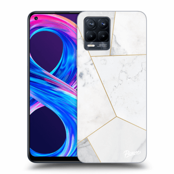 Obal pre Realme 8 Pro - White tile