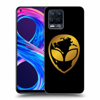 Obal pre Realme 8 Pro - EARTH - Gold Alien 3.0