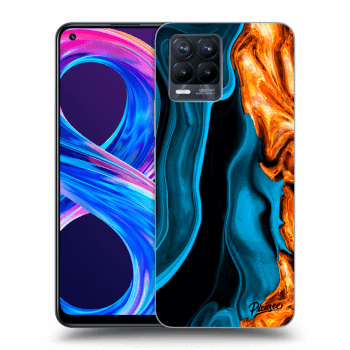 Obal pre Realme 8 Pro - Gold blue