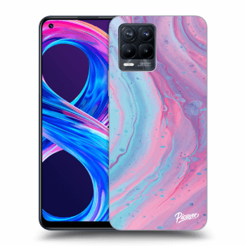 Obal pre Realme 8 Pro - Pink liquid