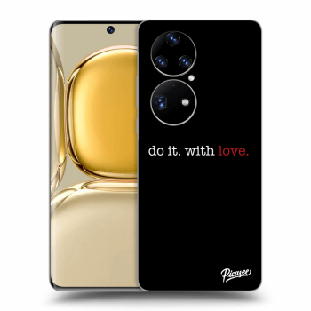 Picasee silikónový čierny obal pre Huawei P50 - Do it. With love.
