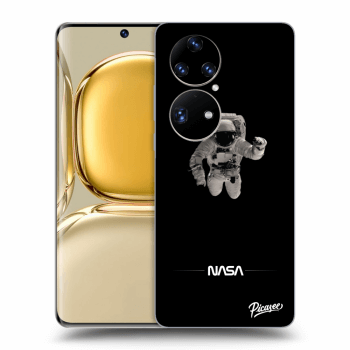Picasee silikónový čierny obal pre Huawei P50 - Astronaut Minimal
