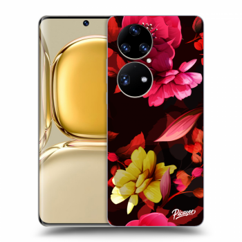 Obal pre Huawei P50 - Dark Peonny