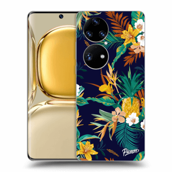 Picasee silikónový prehľadný obal pre Huawei P50 - Pineapple Color