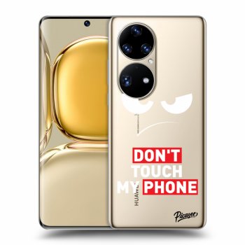 Obal pre Huawei P50 - Angry Eyes - Transparent