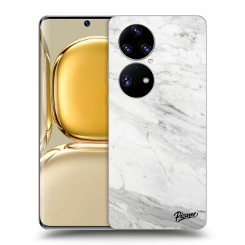 Obal pre Huawei P50 - White marble