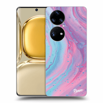 Obal pre Huawei P50 - Pink liquid