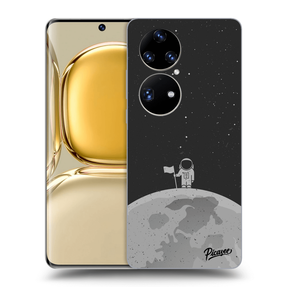 Picasee silikónový čierny obal pre Huawei P50 - Astronaut