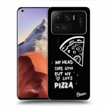 Picasee silikónový prehľadný obal pre Xiaomi Mi 11 Ultra - Pizza