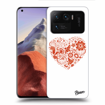 Picasee silikónový prehľadný obal pre Xiaomi Mi 11 Ultra - Big heart