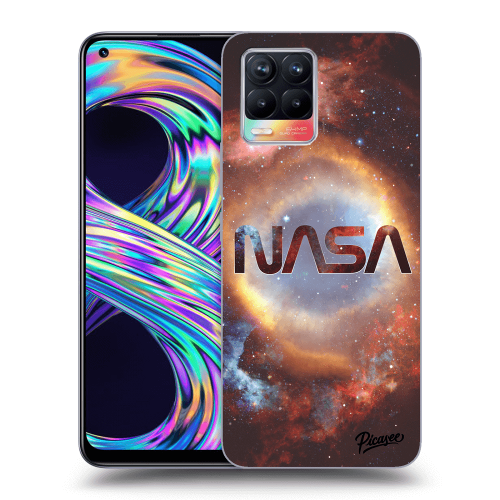 Picasee silikónový prehľadný obal pre Realme 8 4G - Nebula
