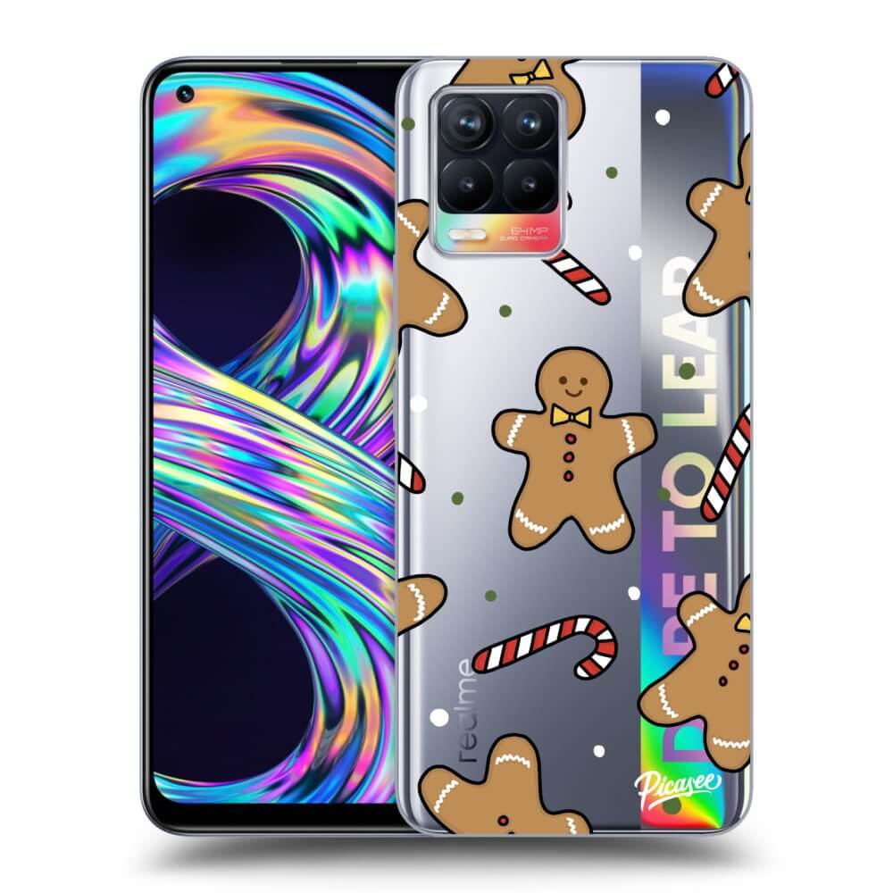 Picasee silikónový prehľadný obal pre Realme 8 4G - Gingerbread