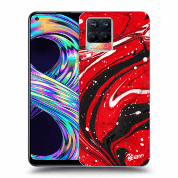 Obal pre Realme 8 4G - Red black