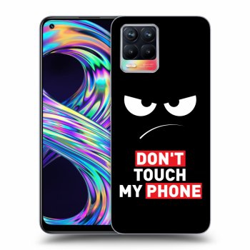 Obal pre Realme 8 4G - Angry Eyes - Transparent