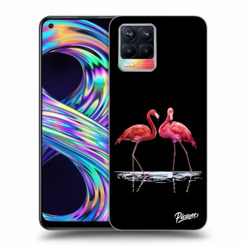 Obal pre Realme 8 4G - Flamingos couple