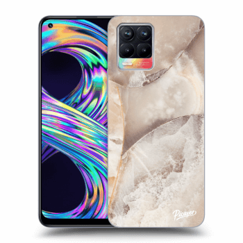 Obal pre Realme 8 4G - Cream marble