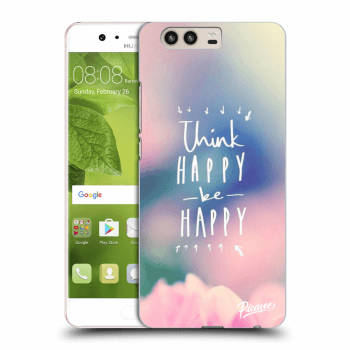 Picasee silikónový prehľadný obal pre Huawei P10 - Think happy be happy