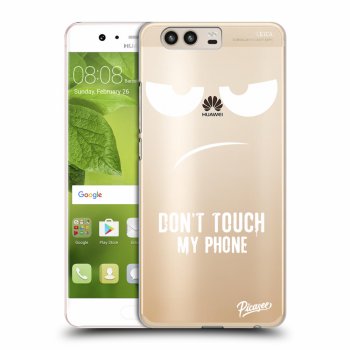 Picasee silikónový prehľadný obal pre Huawei P10 - Don't Touch My Phone