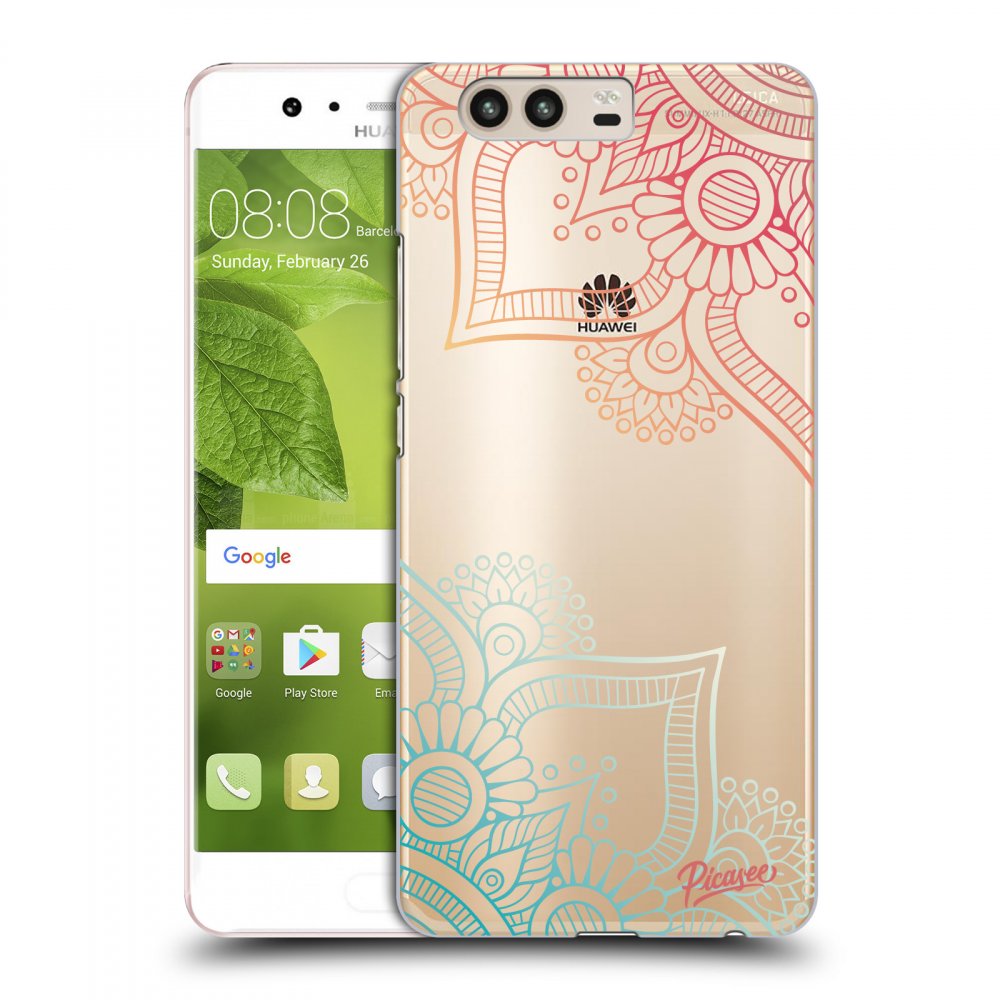 Picasee silikónový prehľadný obal pre Huawei P10 - Flowers pattern