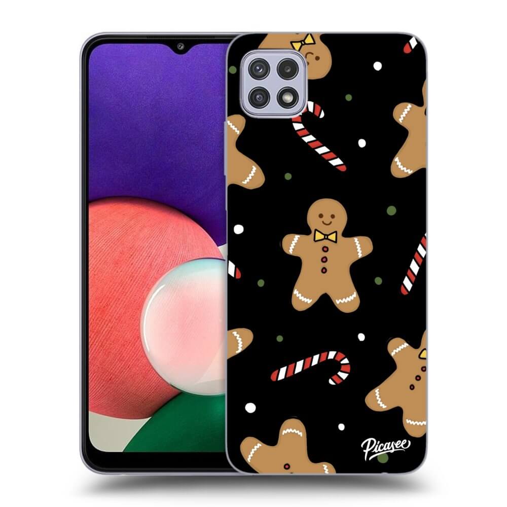 Picasee silikónový čierny obal pre Samsung Galaxy A22 A226B 5G - Gingerbread