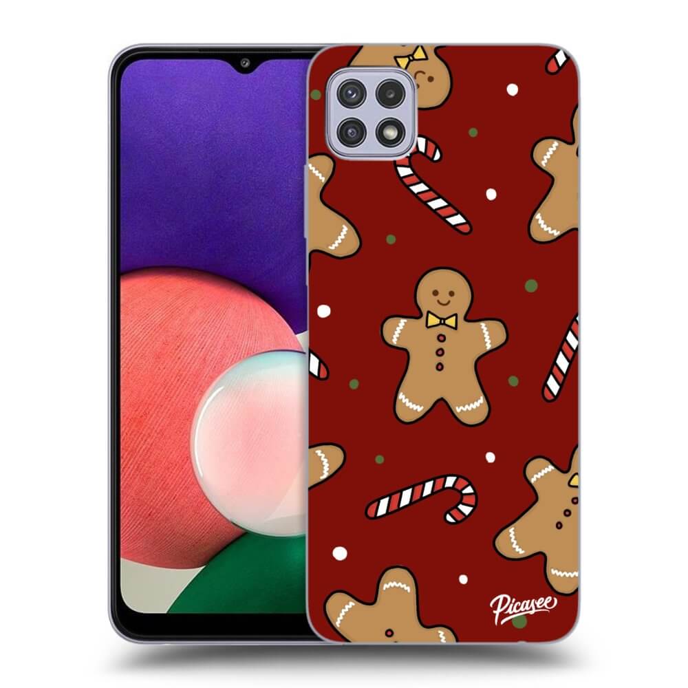 Picasee silikónový prehľadný obal pre Samsung Galaxy A22 A226B 5G - Gingerbread 2