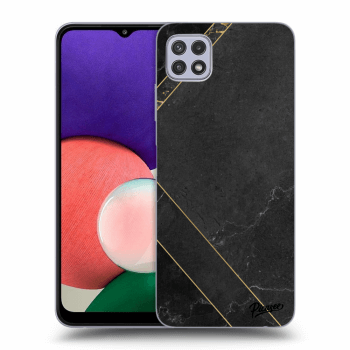 Obal pre Samsung Galaxy A22 5G A226B - Black tile