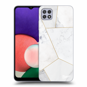 Obal pre Samsung Galaxy A22 5G A226B - White tile