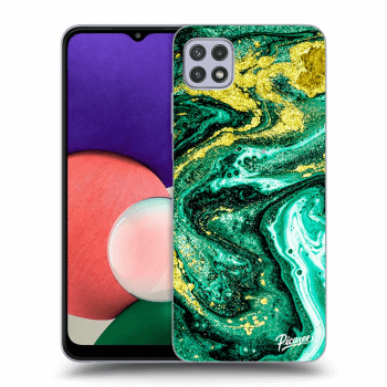 Obal pre Samsung Galaxy A22 5G A226B - Green Gold