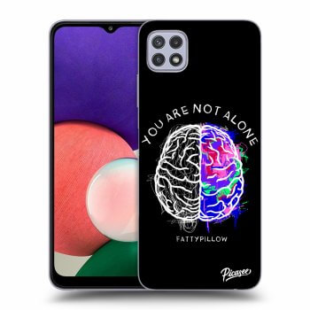 Obal pre Samsung Galaxy A22 5G A226B - Brain - White