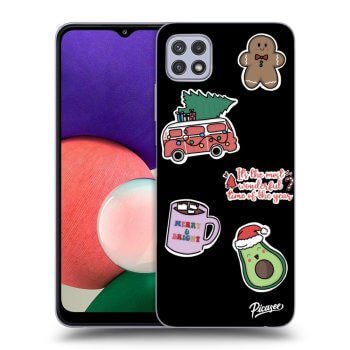 Picasee ULTIMATE CASE pro Samsung Galaxy A22 A226B 5G - Christmas Stickers