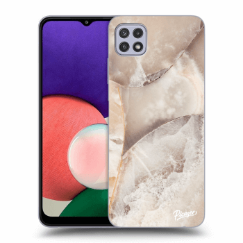 Picasee ULTIMATE CASE pro Samsung Galaxy A22 A226B 5G - Cream marble