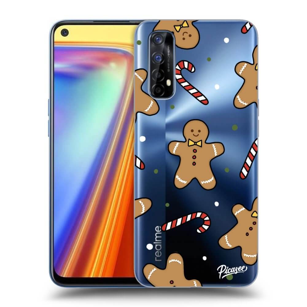 Picasee silikónový prehľadný obal pre Realme 7 - Gingerbread