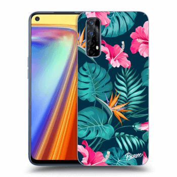 Picasee ULTIMATE CASE pro Realme 7 - Pink Monstera