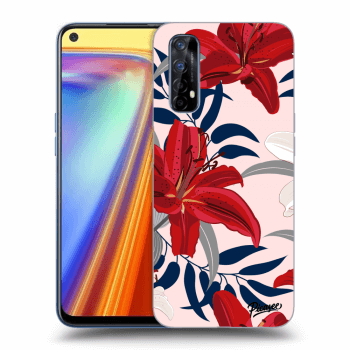 Obal pre Realme 7 - Red Lily