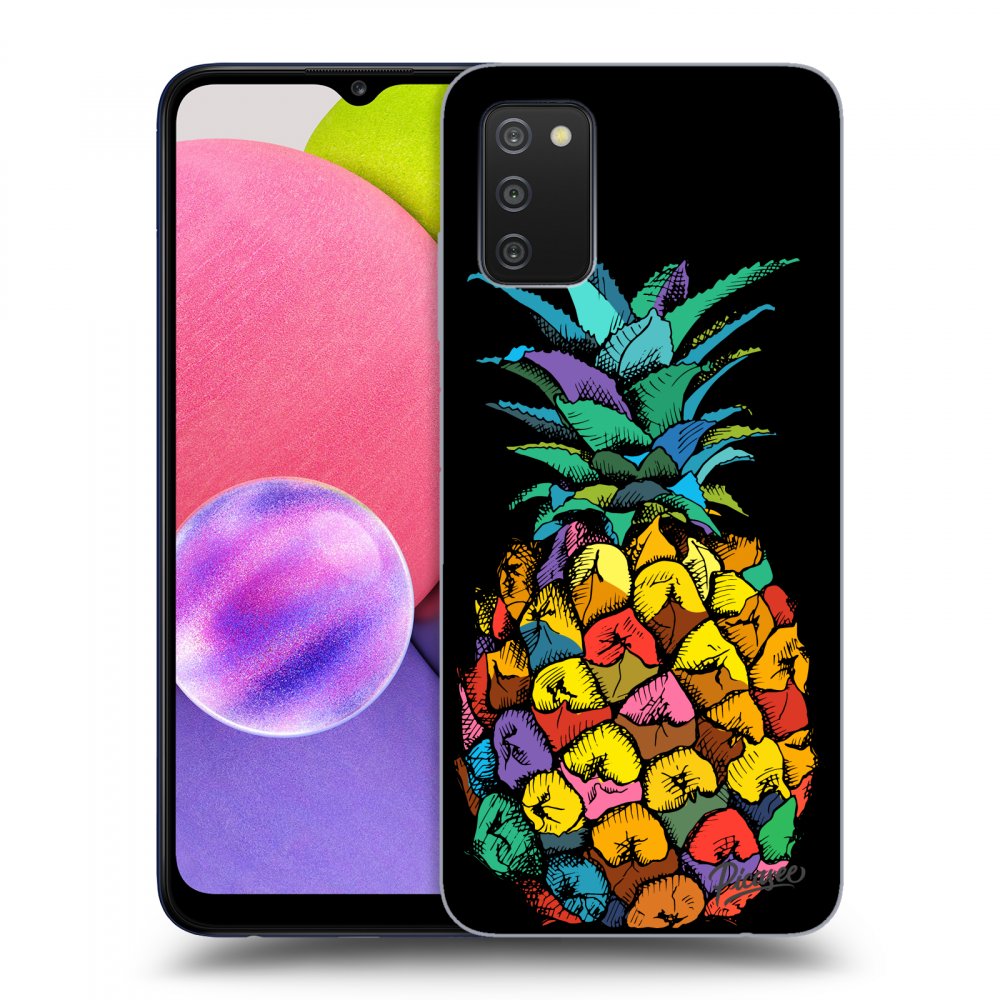 Picasee ULTIMATE CASE pro Samsung Galaxy A02s A025G - Pineapple