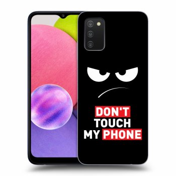 Obal pre Samsung Galaxy A02s A025G - Angry Eyes - Transparent