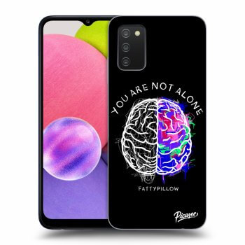 Obal pre Samsung Galaxy A02s A025G - Brain - White