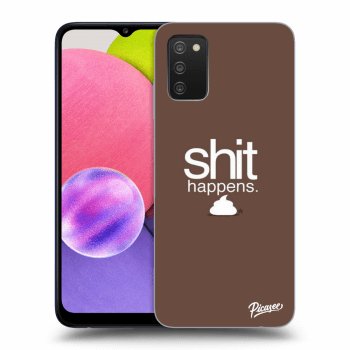 Picasee ULTIMATE CASE pro Samsung Galaxy A02s A025G - Shit happens