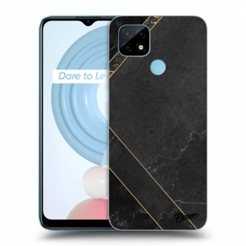 Obal pre Realme C21 - Black tile