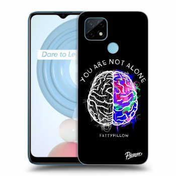 Obal pre Realme C21 - Brain - White