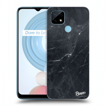 Obal pre Realme C21 - Black marble