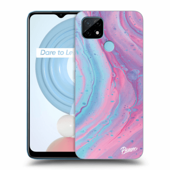 Obal pre Realme C21 - Pink liquid