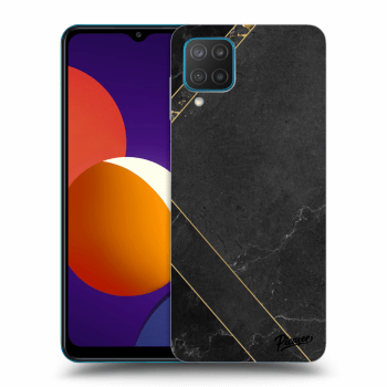 Obal pre Samsung Galaxy M12 M127F - Black tile