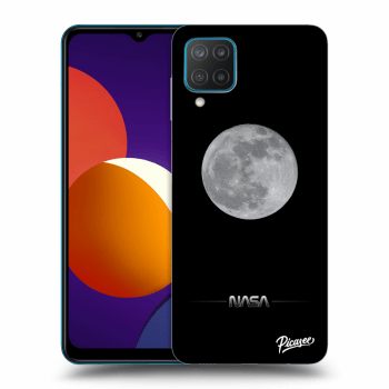 Picasee silikónový prehľadný obal pre Samsung Galaxy M12 M127F - Moon Minimal